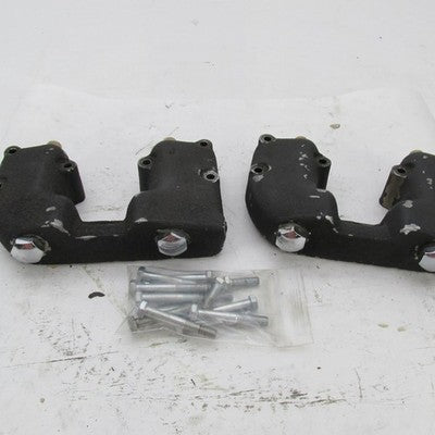 Pair Harley OEM 71-85 Ironhead Sportster Black Rocker Boxes 17514-71 1