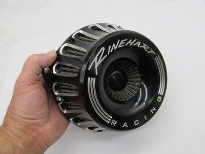 Rinehart NOS Harley M8 2017-Up Moto Series Inverted Air Cleaner, Black