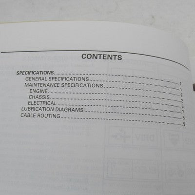 Yamaha OEM YFM600 Grizzly Factory Service Manual LIT-11616-FW-00 LIT-1