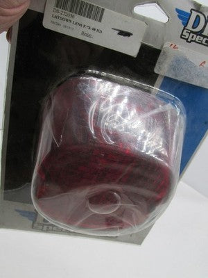 Drag Specialties 73-98 Harley Davidson Red Laydown Taillight Lens DS-2