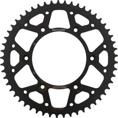 Supersprox Rear Steel Sprocket 53T Black RFE-210-53-BLK