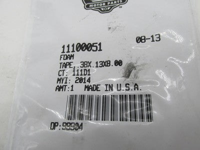 Harley-Davidson Genuine NOS Ribbed Foam Tape 11100051