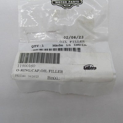 Lot of 2 Harley-Davidson OEM NOS Oil Filler Cap O-Rings 11900160