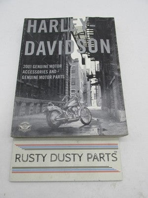 Harley Davidson 2001 Genuine Motor Parts and Accessories Catalog Book