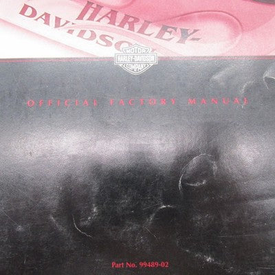 Harley Davidson Official Factory 1989-2002 Painted Parts Catalog 99489