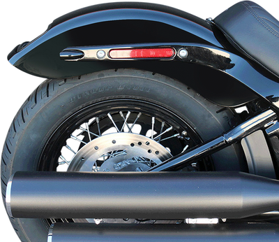 Paul Yaffe Rear Fender and License Plate Kits Black CRF-M8ST-SB-B