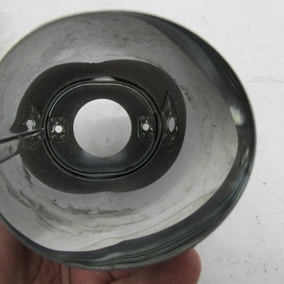 Pair of Harley Davidson OEM Chrome Cow Bells Upper Fork Slider Covers