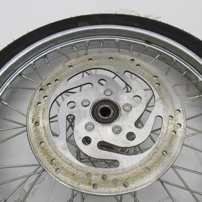 Harley OEM 21x2.15x3/4" Laced Front Wheel Single Disc Rotor 43557-00 4