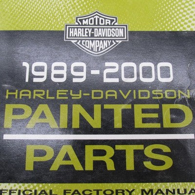 Harley Davidson OEM 1989-2000 Painted Parts Official Factory Manual 99