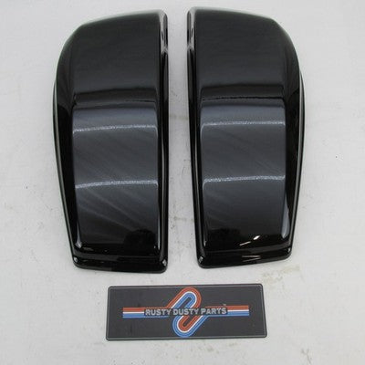 Pair of Harley OEM EUC 24+ Street/Road Glide Vivid Black Saddlebag Lid