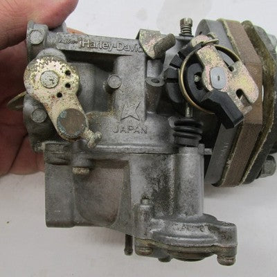 Harley OEM AMF Shovelhead Ironhead Keihin Butterfly Carb w/ Manifold 2
