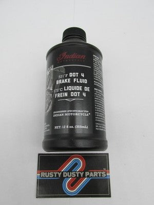 Indian Genuine OEM DOT 4 Brake Fluid 521 Degree 12 FL OZ 2880016