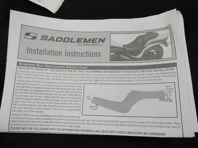 Saddlemen NOS Indian Heated Roadsofa Pillow Top Seat I14-07-181HCT