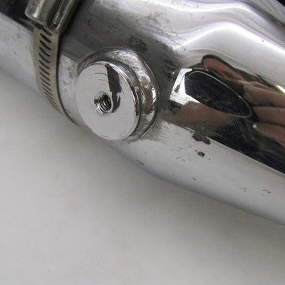 Pair Harley OEM Chrome Catalytic Slip-On Exhaust Mufflers FXST 08-17 6