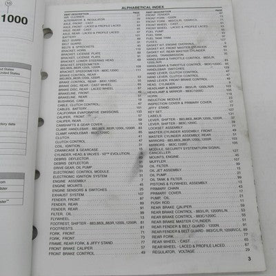 Harley-Davidson Official Factory 2008 Sportster Models Parts Catalog 9