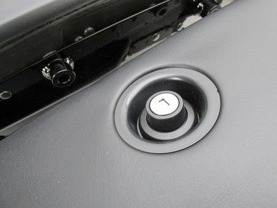 Pair of Harley-Davidson Genuine NOS FLDE Black Rigid Mount Saddlebags