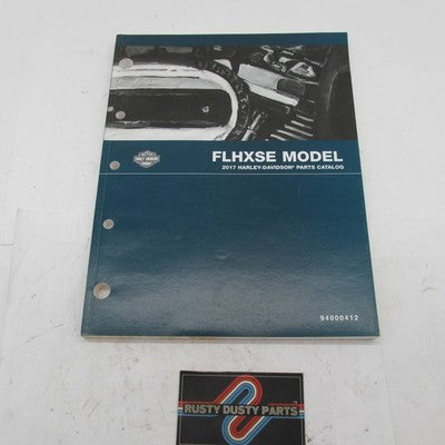 Harley Davidson Official Factory 2017 FLHXSE Model Parts Catalog 94000