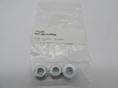 Lot of 3 Harley-Davidson Genuine OEM NOS M8 x 1.25 Hex Flange Nuts 743