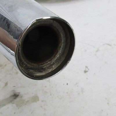 Pair of Harley Chrome Exhaust Muffler Pipes 00-06 Softail Night Train