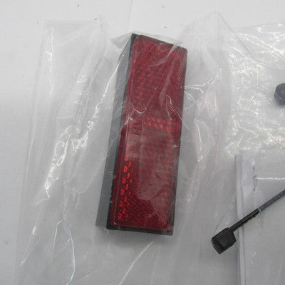 Harley-Davidson OEM NOS Curved License Plate Frame Chrome w/ LED Light