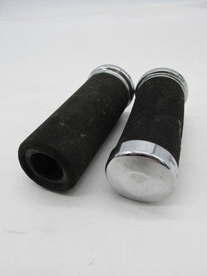 Pair of Harley-Davidson Chrome Foam Handlebar Grips