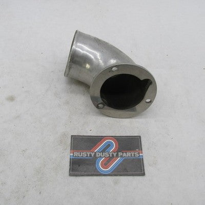 Buell Polished Intake Manfold Elbow 2-1/8" I.D. Male End, 3-1/4" Flang