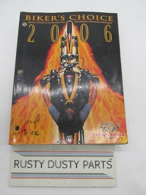 Bikers Choice 2006 Apparel and Accessories Catalog Reference Guide Boo