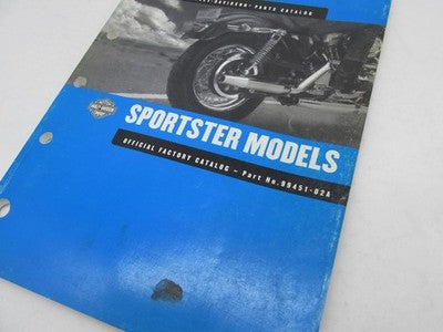 Harley-Davidson official Factory 2002 Sportster Models Parts Catalog 9