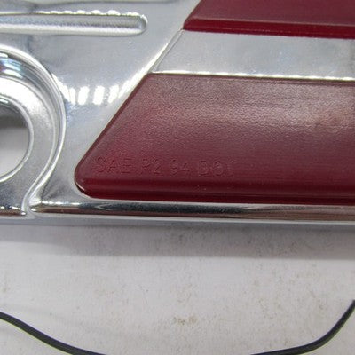 Harley-Davidson OEM Electra Glo B&S Chrome/Red LED Lighted Saddlebag L