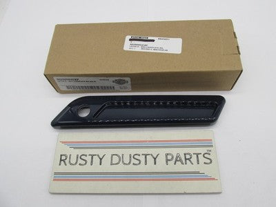Harley NOS OEM Right Saddlebag Latch Faceplate, Billiard Blue 90200984