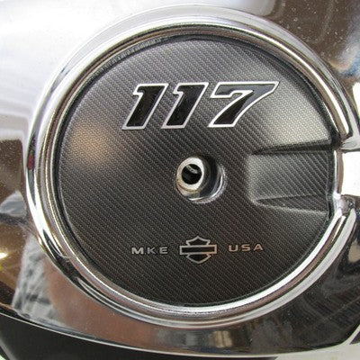 Harley-Davidson OEM EUC Stock 24-25 M8 117 Chrome Air Cleaner Assembly