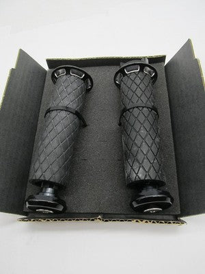 Victory Genuine NOS OEM Billet Spoke Handlebar Grips Black 2881875-468