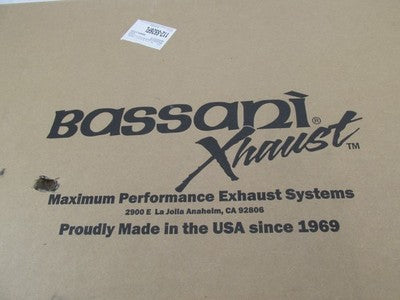 Bassani NOS Indian Scout 2 into 1 Megaphone Exhaust Short Black 8S12JB