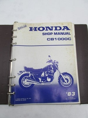 Honda Official Factory 1983 CB1000C Motorcycle Shop Service Manual Boo