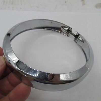 4.5 Harley Davidson Genuine Auxiliary Light Lamp Chrome Trim Ring 6872