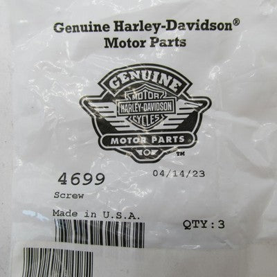 Lot of 3 Harley-Davidson OEM NOS Button Torx Lock Screws 4699