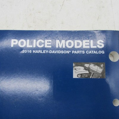 Harley-Davidson Official Factory 2016 Police Models Parts Catalog 9954
