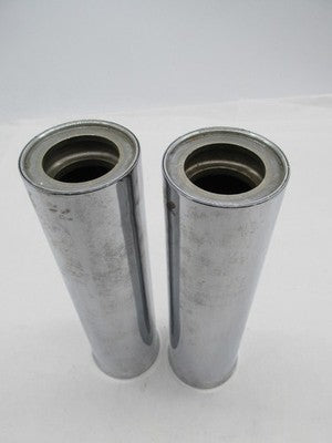 Harley Rear Shock Cover Set Chrome 1958?66 FL FLH Panhead OEM 54503-58