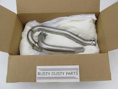 British Customs Competition Header System Brushed BC901-130-BR Triumph
