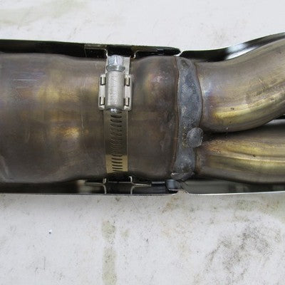 Harley OEM Stock 23+ Touring Catalyst Headers w/ Chrome Heat Shields 6