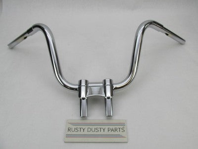 Harley Davidson OEM Chrome 1.25" Handlebars with 4" Risers