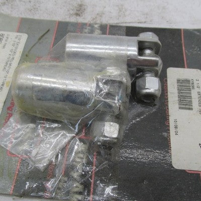 Pair of Kuryakyn NOS Female 2-1/2" Extended Clevis Footpeg Mounts 8089