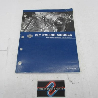 Harley-Davidson Official Factory 2005 FLT Police Models Parts Catalog