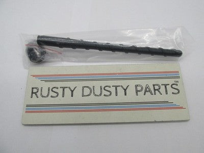 Show Chrome NIB Motorcycle Short Spiral Antenna 7.5" AM/FM Kit