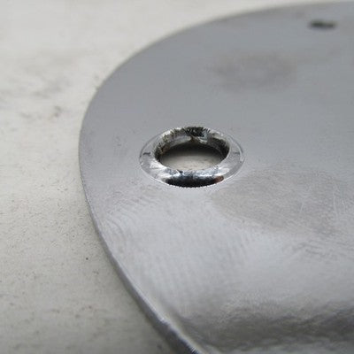 Harley Davidson 3-3/4" 3.75" Chrome 3-Hole Timing Points Cover Round P