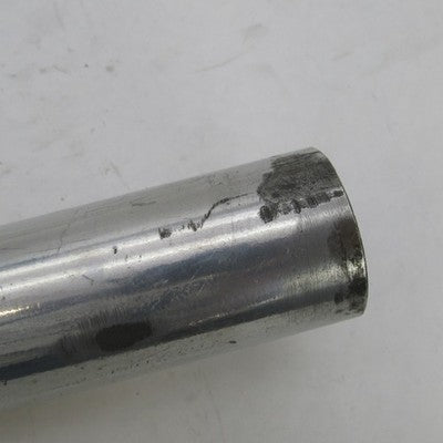 Pair of Vtg Chrome Staggered Dual Exhaust Header Pipes Harley Ironhead