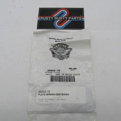 Genuine Harley-Davidson OEM NOS Centering Spring Plate 35068-79
