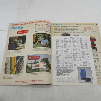 Rubbermaid Consolidated Plastics 1995 Catalog