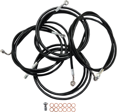 LA Choppers Handlebar Cable and Brake Line Kits LA-8052KT-16B