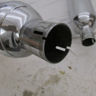Harley Davidson OEM Set of Chrome Slip On Exhaust Mufflers 65538-95B 6
